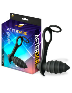 Afterdark Aksten – wibrujący korek analny z pierścieniem