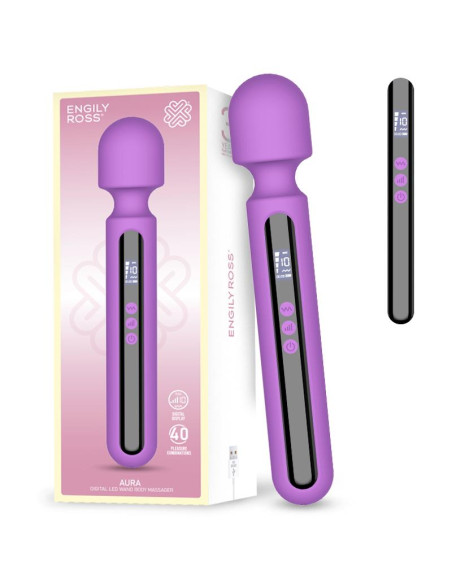 Digital Aura Wand — duży masażer z ekranem LED