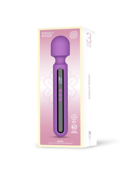 Digital Aura Wand — duży masażer z ekranem LED