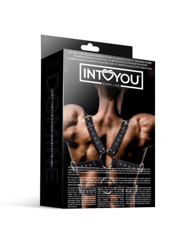 INTOYOU Aurum — męska uprząż z eko-skóry