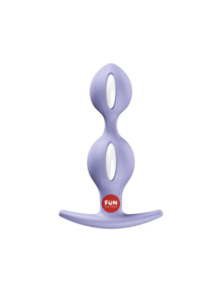 FUN FACTORY B Balls Duo korek analny — elegancki, fioletowy