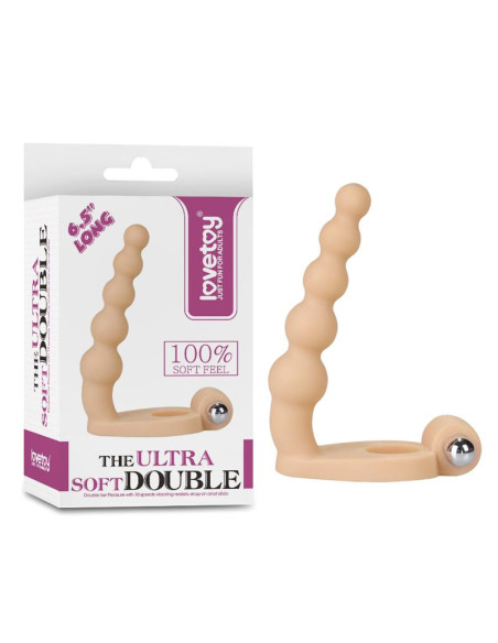 Lovetoy Ultra Soft Bead 16,5 cm — stymulator analny z wibracją