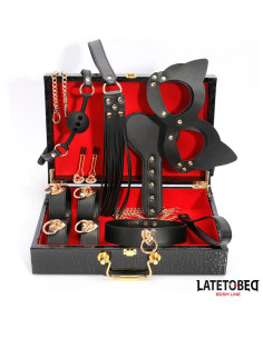 LATETOBED — Zestaw bondage 8 elementów w etui 2