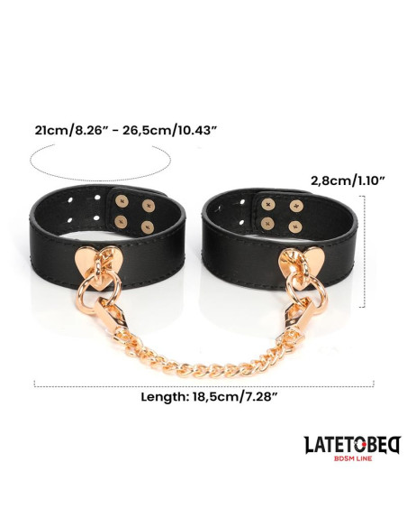 LATETOBED — Zestaw bondage 8 elementów w etui