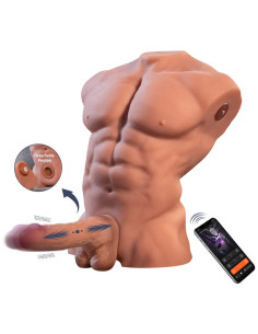XISE Fitter — premium torso z odczepialnym dildo i aplikacją