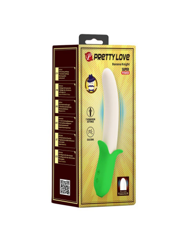 Pretty Love Banana Geek Vibe USB — silikonowy wibrator premium