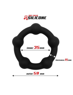 BEAST RINGS Bead Solid – silikonowy pierścień 3,5 cm 2